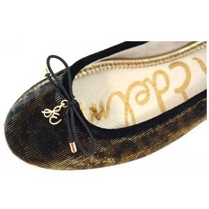 NEW 8.5 Sam Edelman Felicia flats leopard shimmer